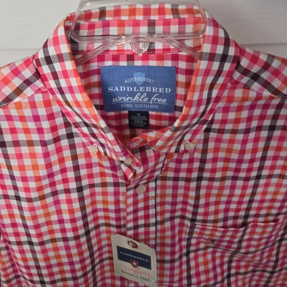 Saddlebred plaid short sleeve shirt - Picture 4 of 9
